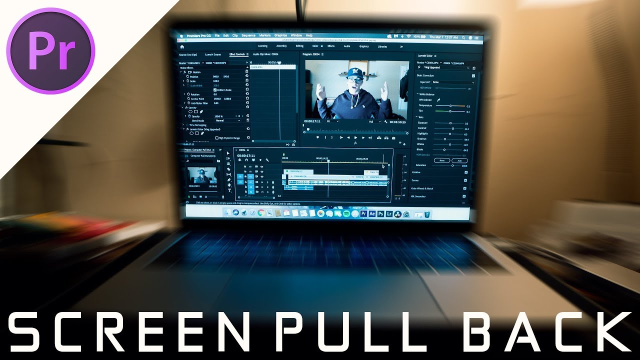 Screen Pull Back Transition Tutorial » Adobe Premiere