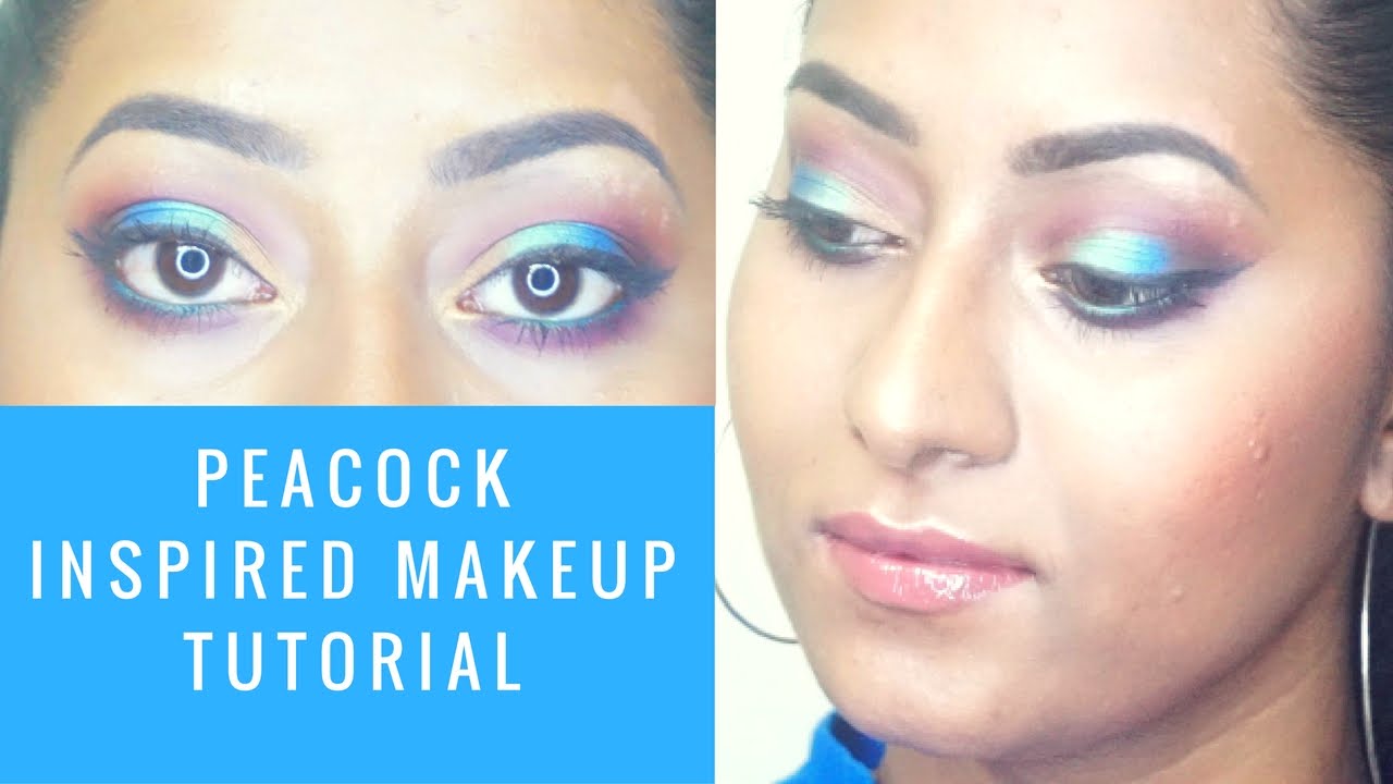 Peacock Inspired Makeup Tutorial | Colorful Makeup | BeautyMaven