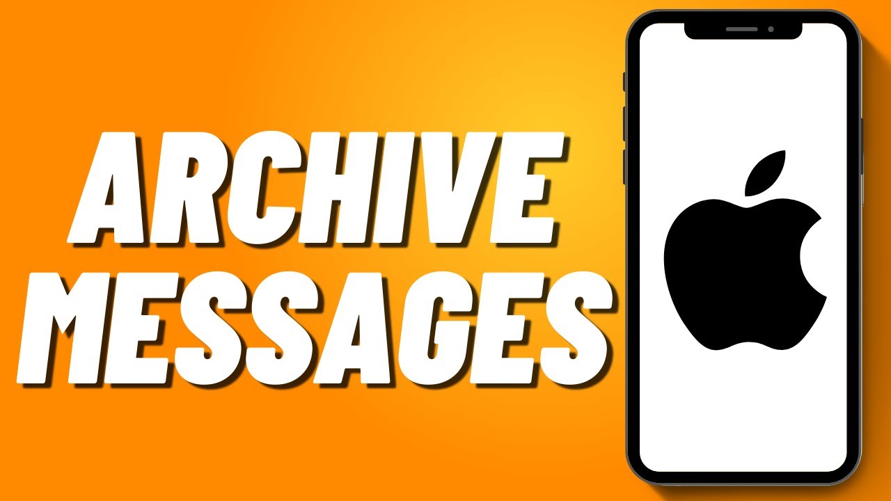 How To Archive Messages On iPhone (2024)