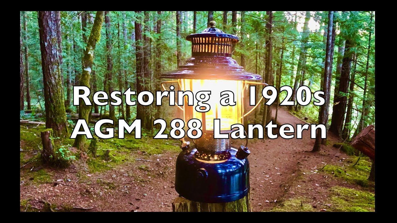 Restoring a 1920s AGM 288 Lantern