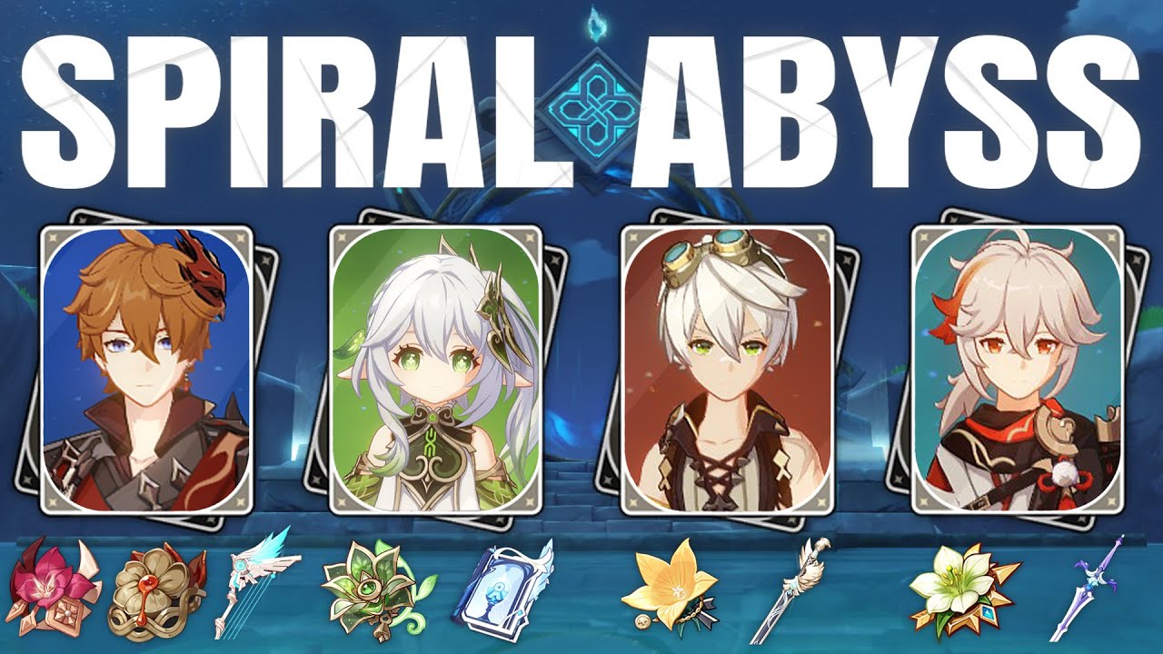 Burgeon Erasure | Abyss 12-2-1 | Tartaglia Nahida Bennett Kazuha | Bloom Childe | Genshin Impact