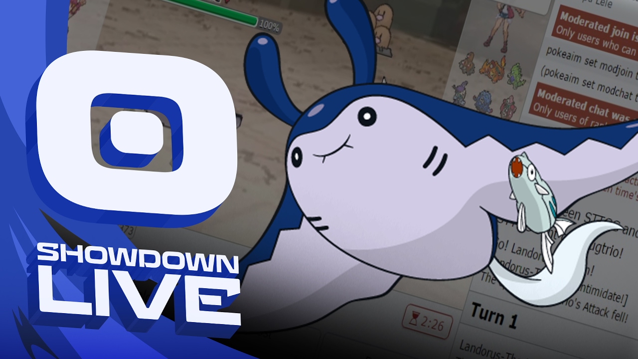 Pokemon Sun and Moon! Showdown Live: Enter Mantine - Mantine Showcase!