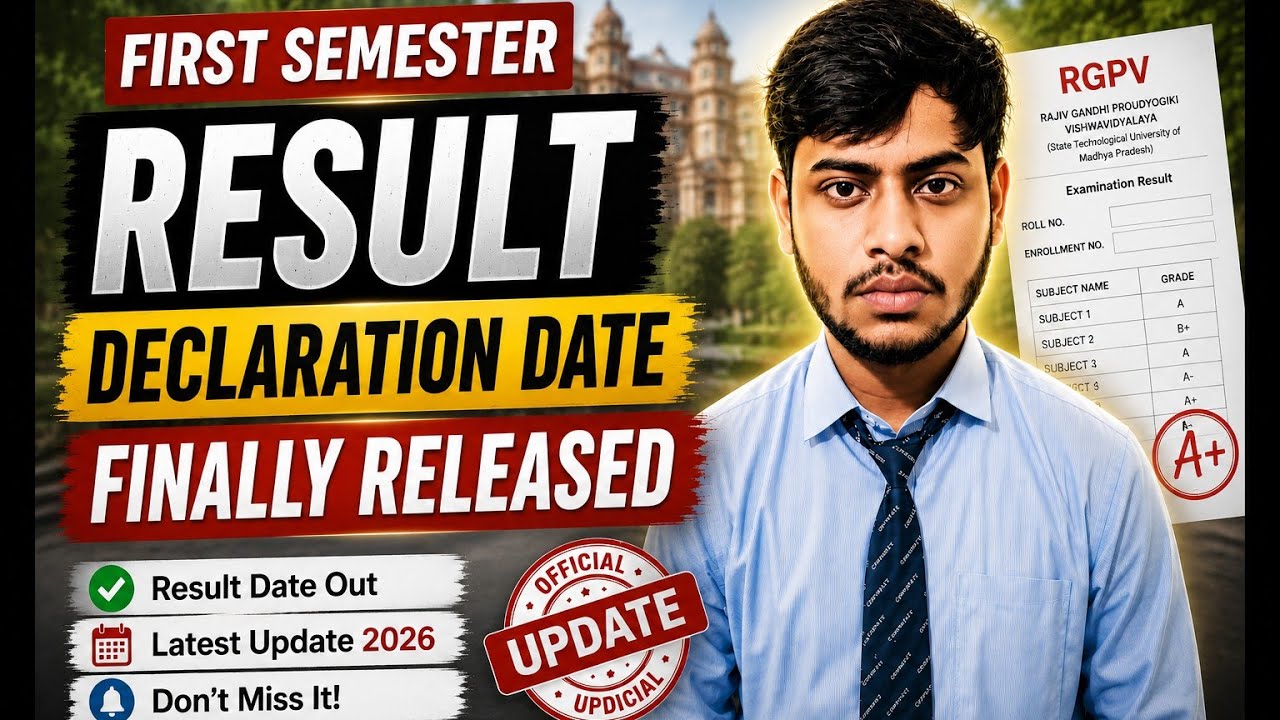 When will RGPV first semester results be declared? 🤔 || 2026 #rgpv #result2026 #btech #rgpvresult