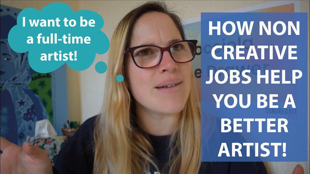 Working 6$3 different jobs taught me to be a better artist! | Skills to become a full-time artist