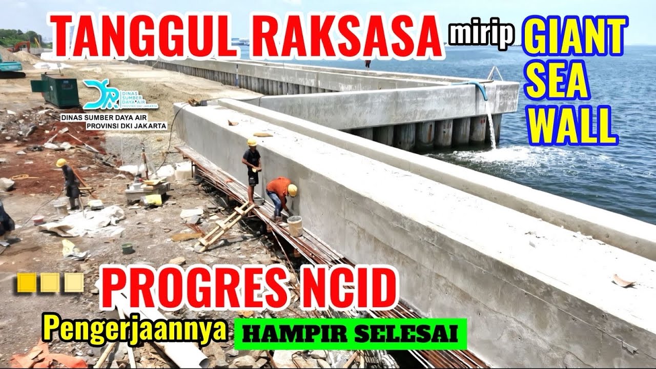 AKHIRNYA BIANG KEROK BANJIR ROB DI ANCOL BARAT BS DIATASI DGN TANGGUL RAKSASA NCICD MILIK DSDA JKT