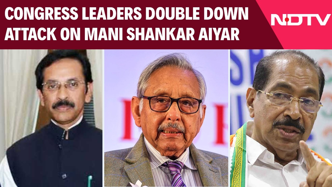 Congress Party News | Congress Leadership Doubles Down Attack On Mani Shankar Aiyar