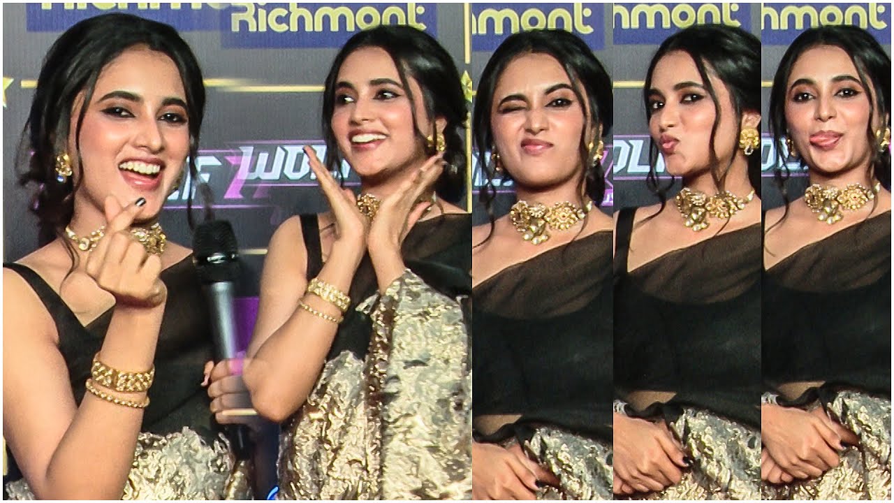 Priyanka Mohan's cute emoji expressions on the red carpet are a treat for the fans