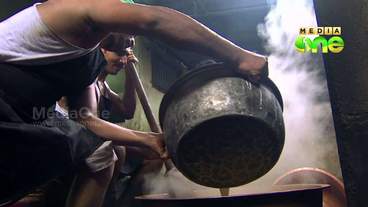 Making of Kozhikodan halwa-Pachamulak 38-3