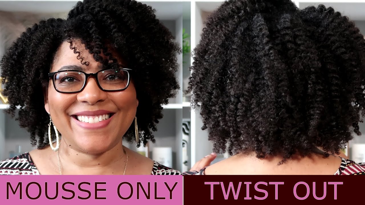 TWIST OUT ON MY TYPE 4 NATURAL HAIR USING A MOUSSE // NaturalRaeRae