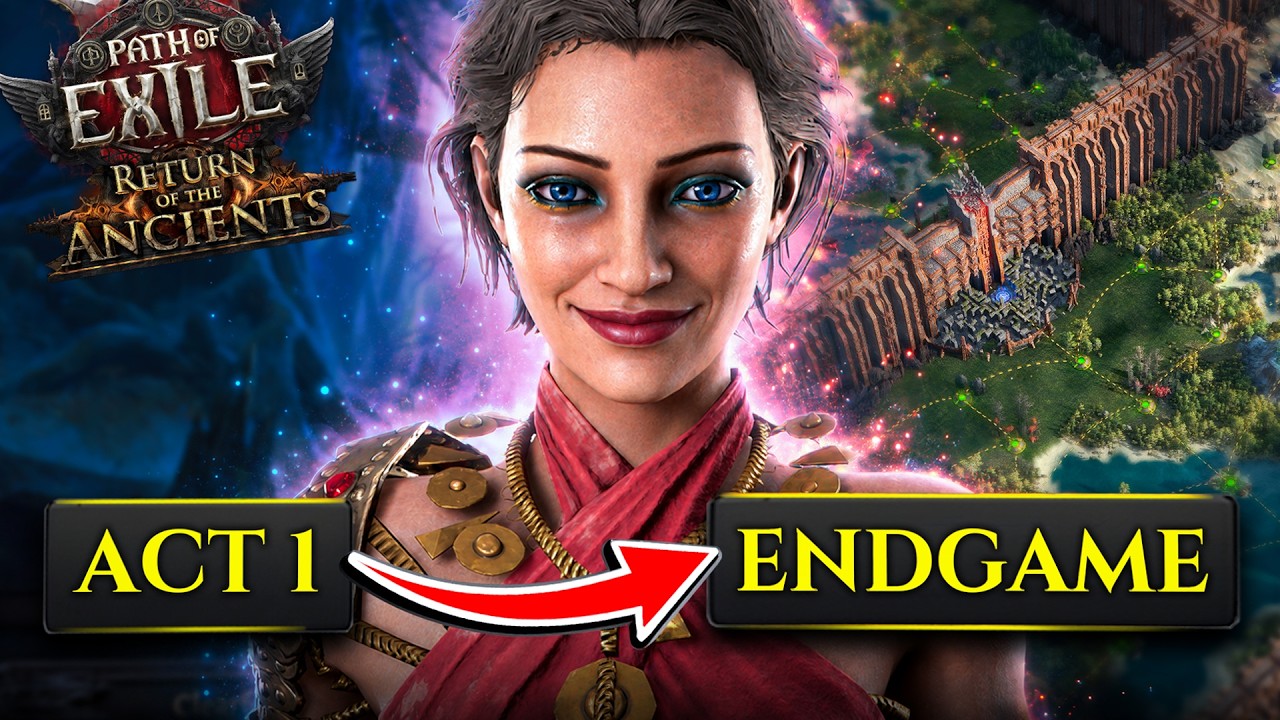 FULL CAMPAIGN Sorceress Leveling BUILD (POE2 0.5)