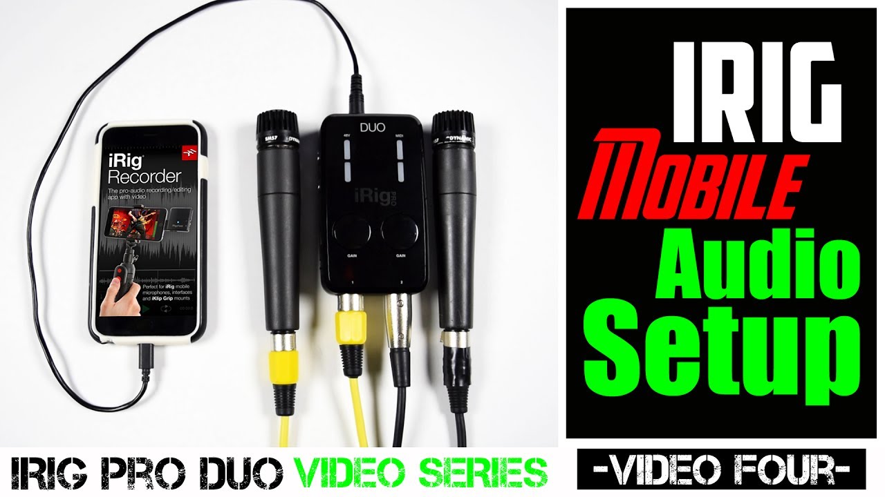 iRig Mobile Audio Setup: Using The iRig Recorder App
