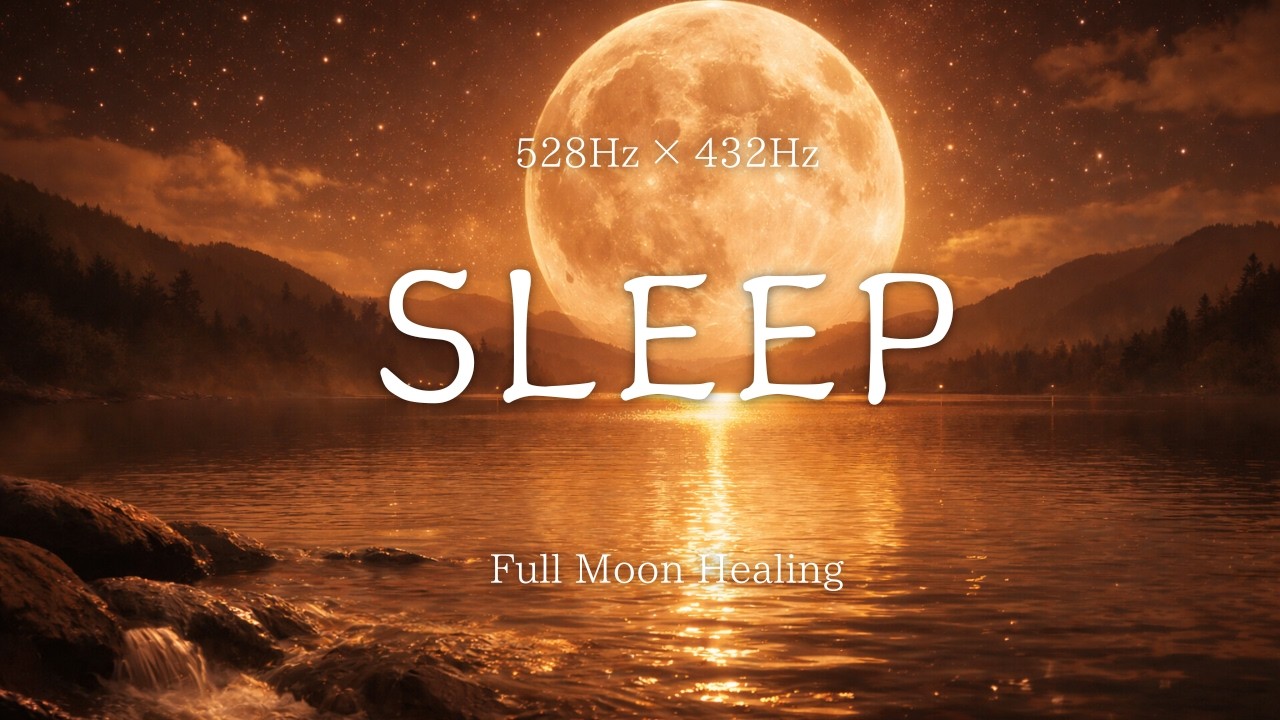 Fall Asleep Fast Clair de Lune / 528Hz & 432Hz Deep Healing Sleep Music 【528Hz × 432Hz】脳を休めるヒーリング音楽｜