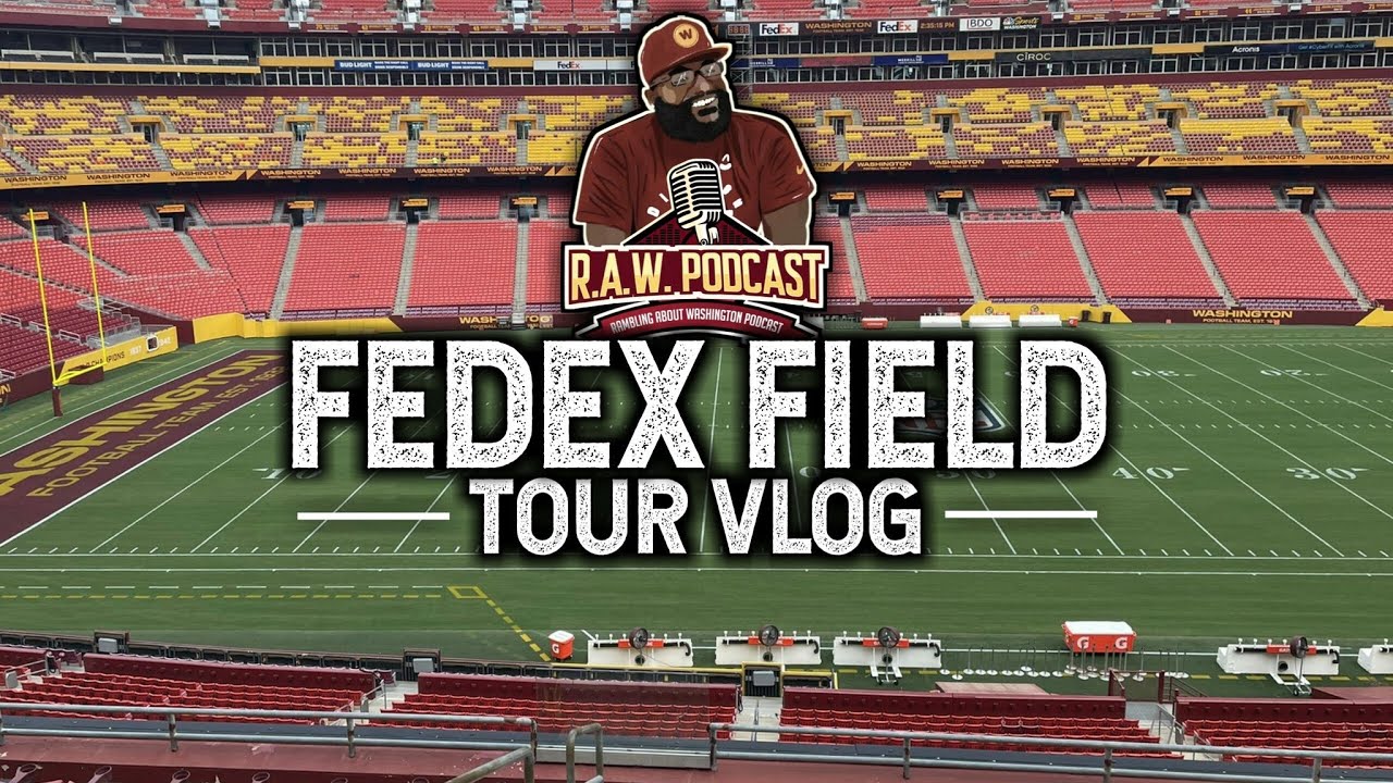 FEDEX FIELD TOUR VLOG! w/ friends