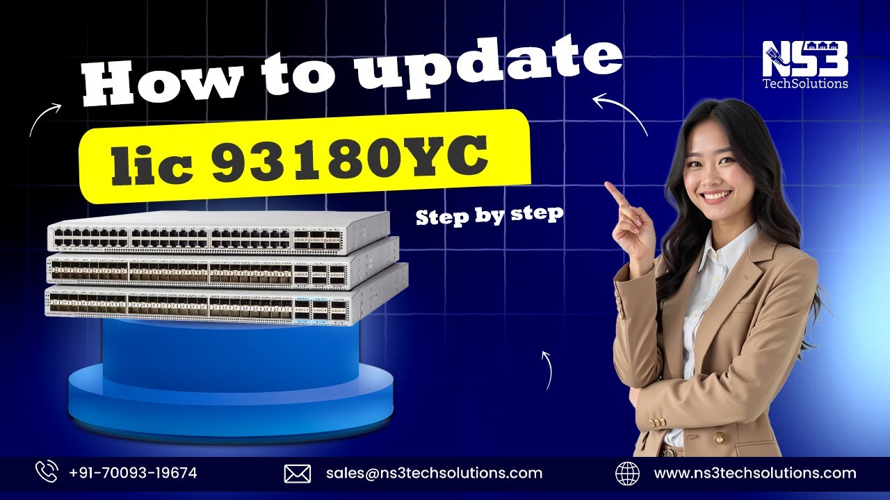 License Update on Cisco Nexus 93180YC | #ns3techsolutions