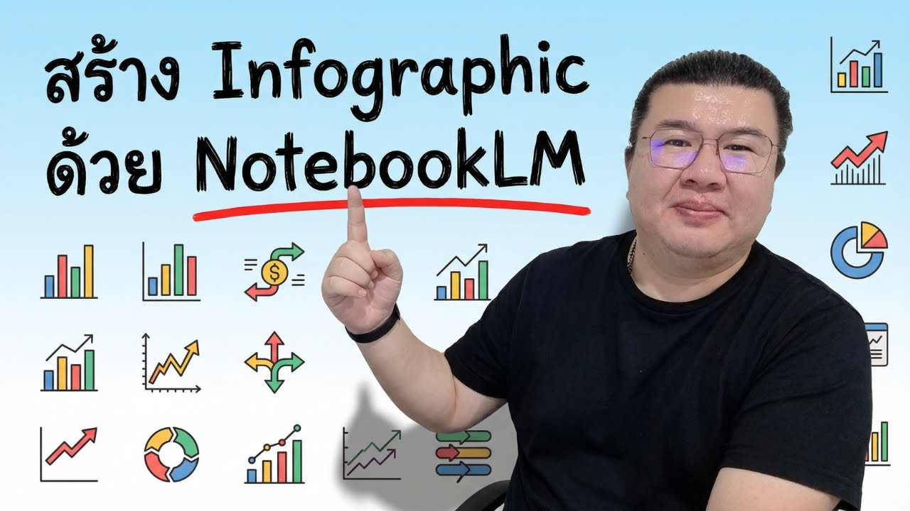 สอนใช้ NotebookLM สร้าง 5 Infographic สวยๆ พร้อมแจก Prompt ฟรี!