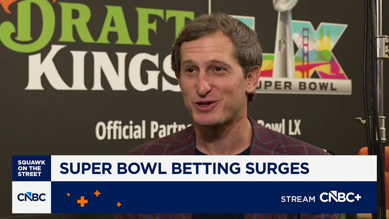 Draftkings CEO on Super Bowl: 'We're expecting really big things'