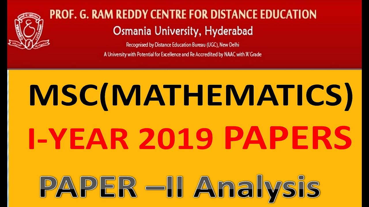 PGRRCDE MATHS  I-YEAR  PREVIOUS   PAPERS  || PAPER-II ANALYSIS  20219 PAPER | IMPORTANT QUESTIONS |