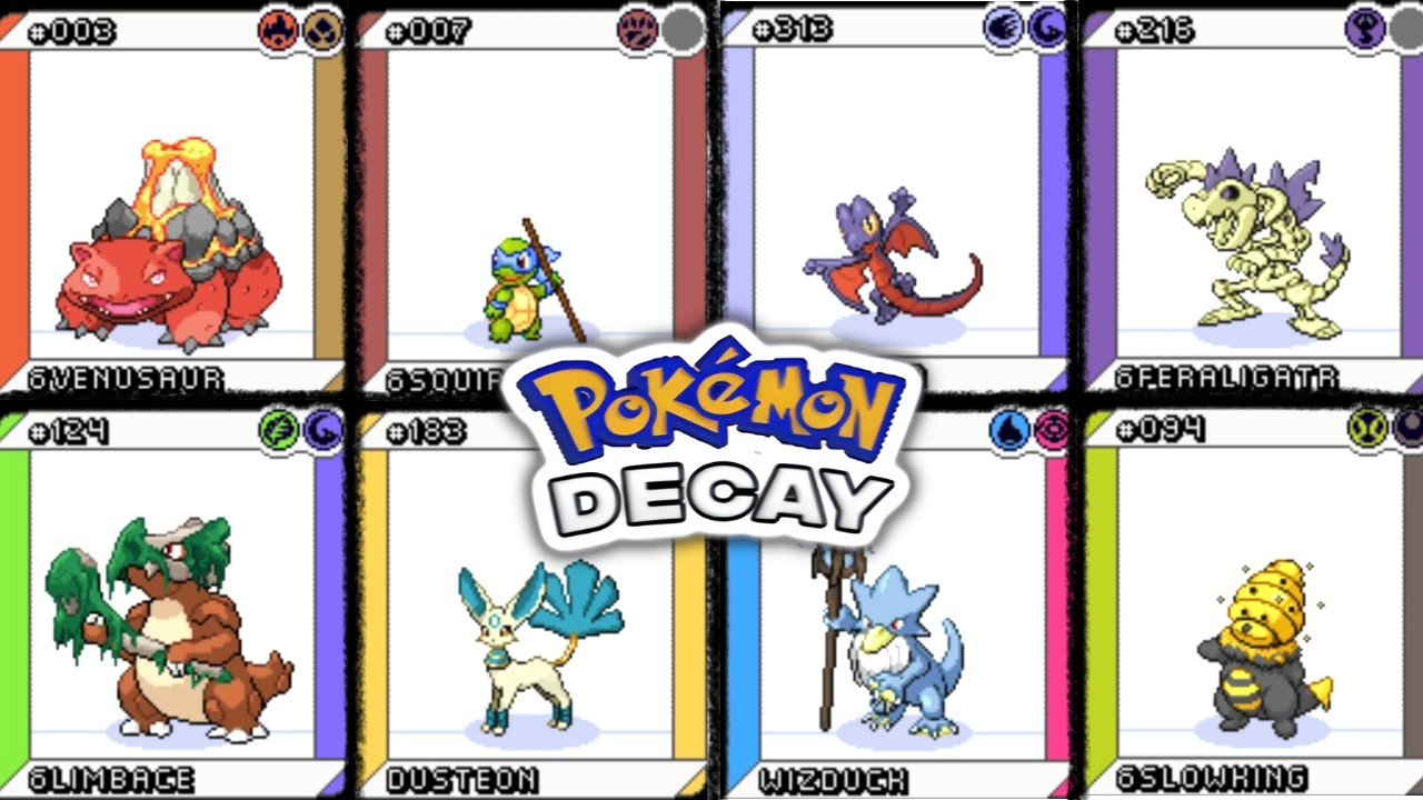 Pokémon Decay POKÉDEX - Full Talemdex