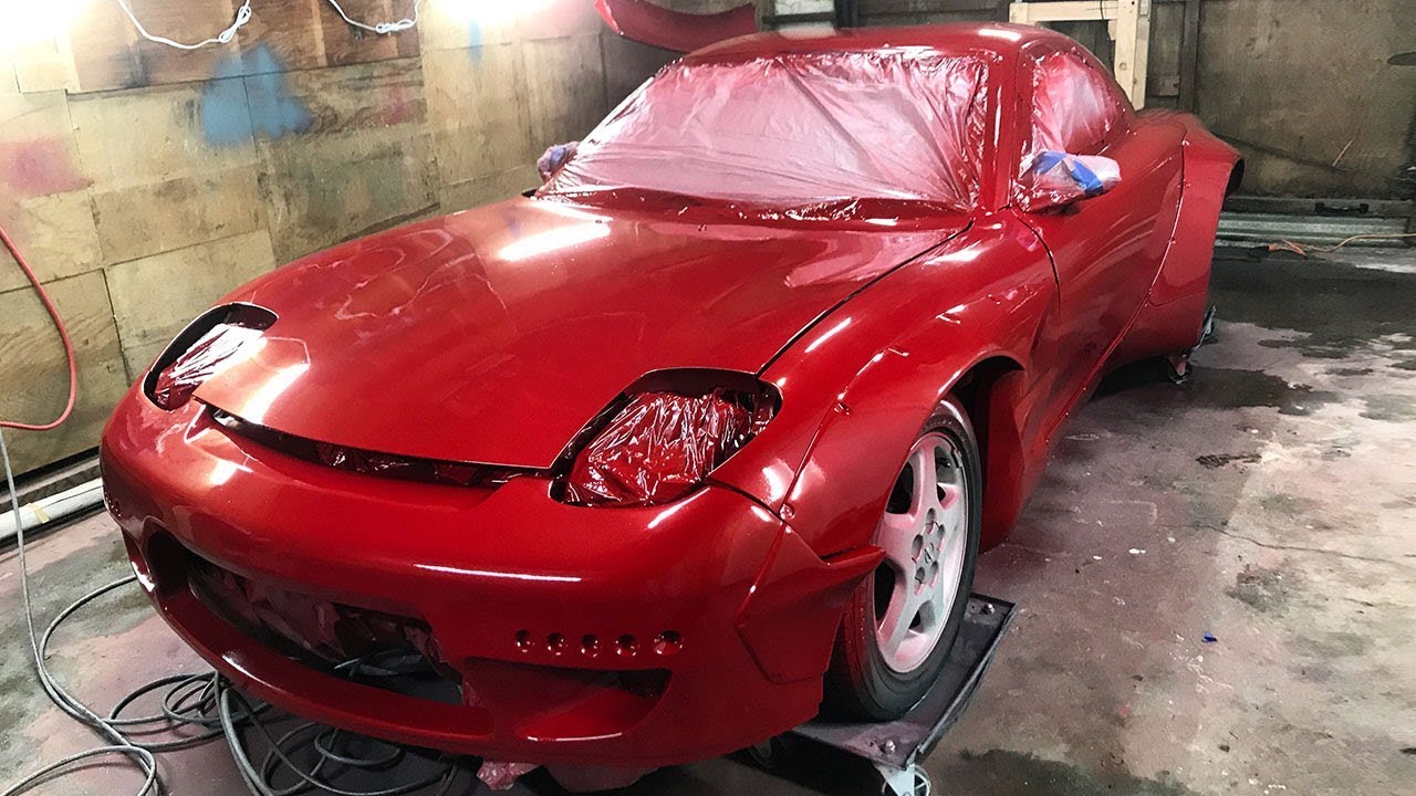 THE RX7 IS PAINTED!!!!
