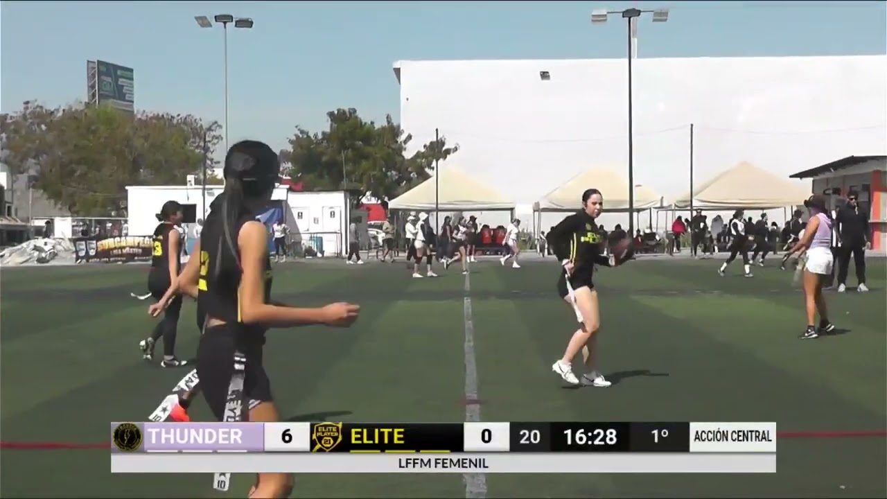 Thunder vs Elite | LFFM Femenil | Flag Football 