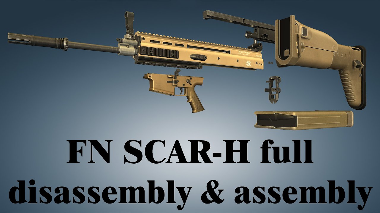 FN SCAR-H: full disassembly & assembly | World of Guns