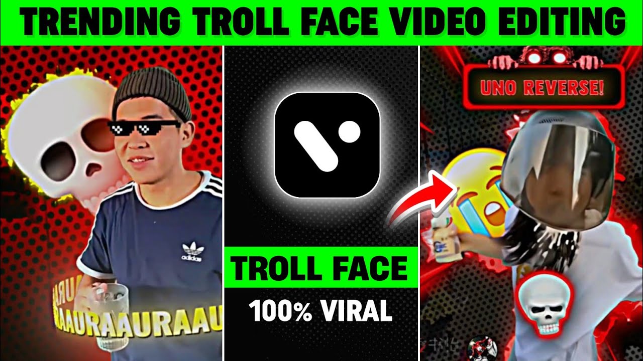 Vita App Trollface Video Editing | Trollface Edit In Vita App | Troll Face Video Editing In Vita