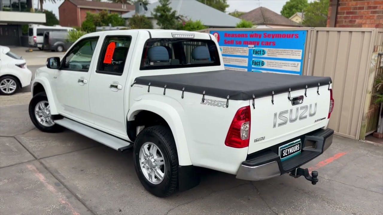 2012 ISUZU D MAX LS HI RIDE DUAL CAB UTILITY