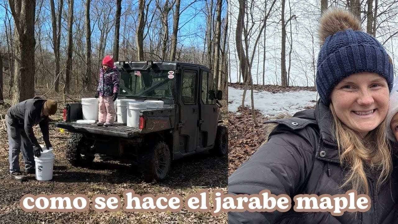 HAGO JARABE MAPLE CON MI PAPA🍁