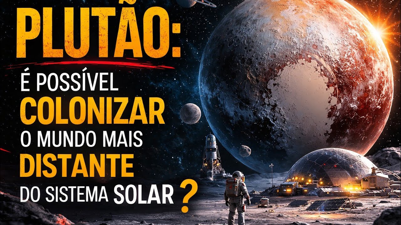 PLUTÃO: É POSSÍVEL COLONIZAR O MUNDO MAIS DISTANTE DO SISTEMA SOLAR?