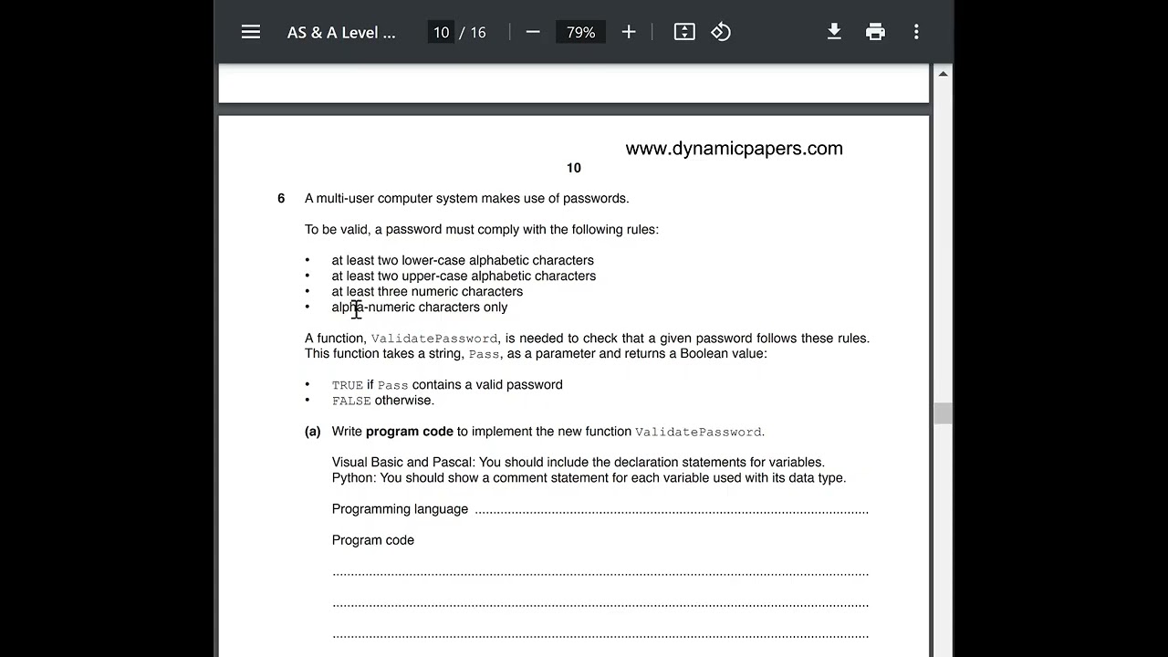 AS Level Challenge for GCSE 2