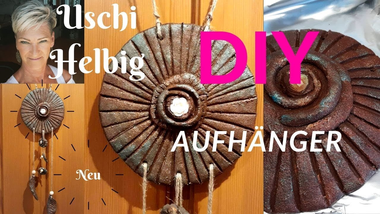 Anleitung von Uschi Helbig für traumhafte Aufhänger aus Knetbeton Evolution