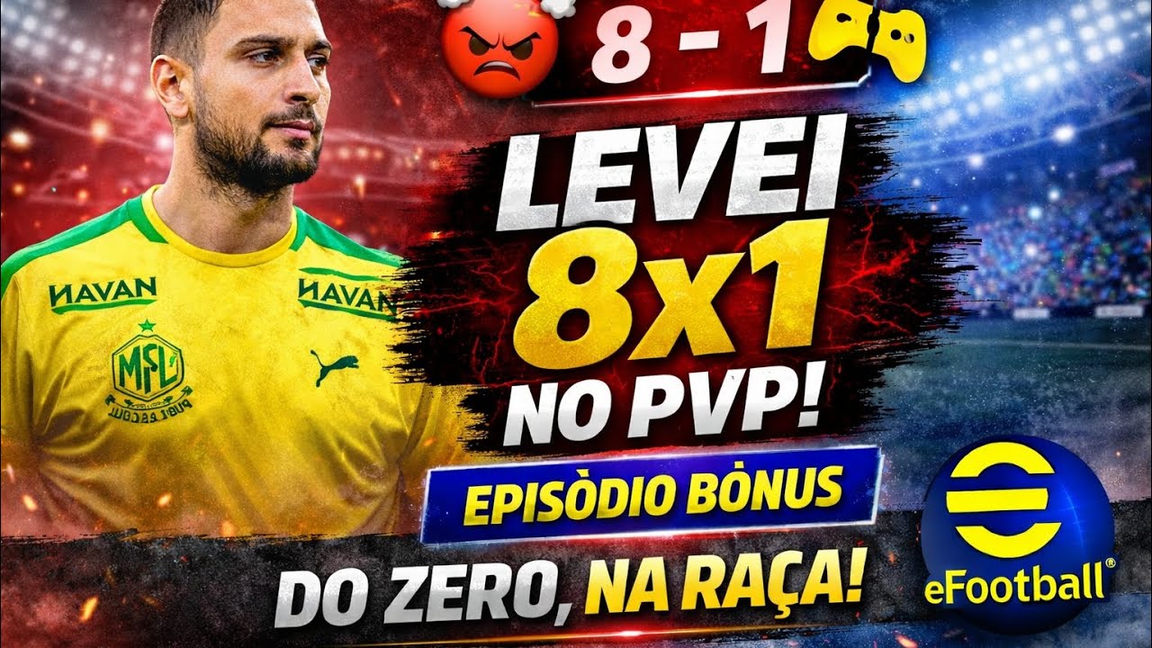 Levei 8x1 no PvP 😳 | Episódio Bônus eFootball – Do Zero, Na Raça!