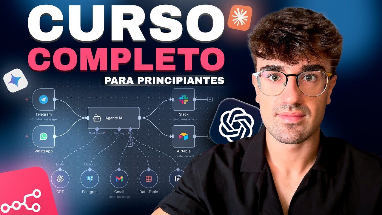 N8N desde CERO: La Guía Definitiva para Crear Agentes IA (Tutorial Completo)