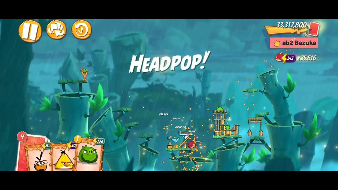 Angry Birds 2 Clan Battle Today 3 February 2026 Ratio 123 (Terence 4 Time Used) Very Easy Gameplay 