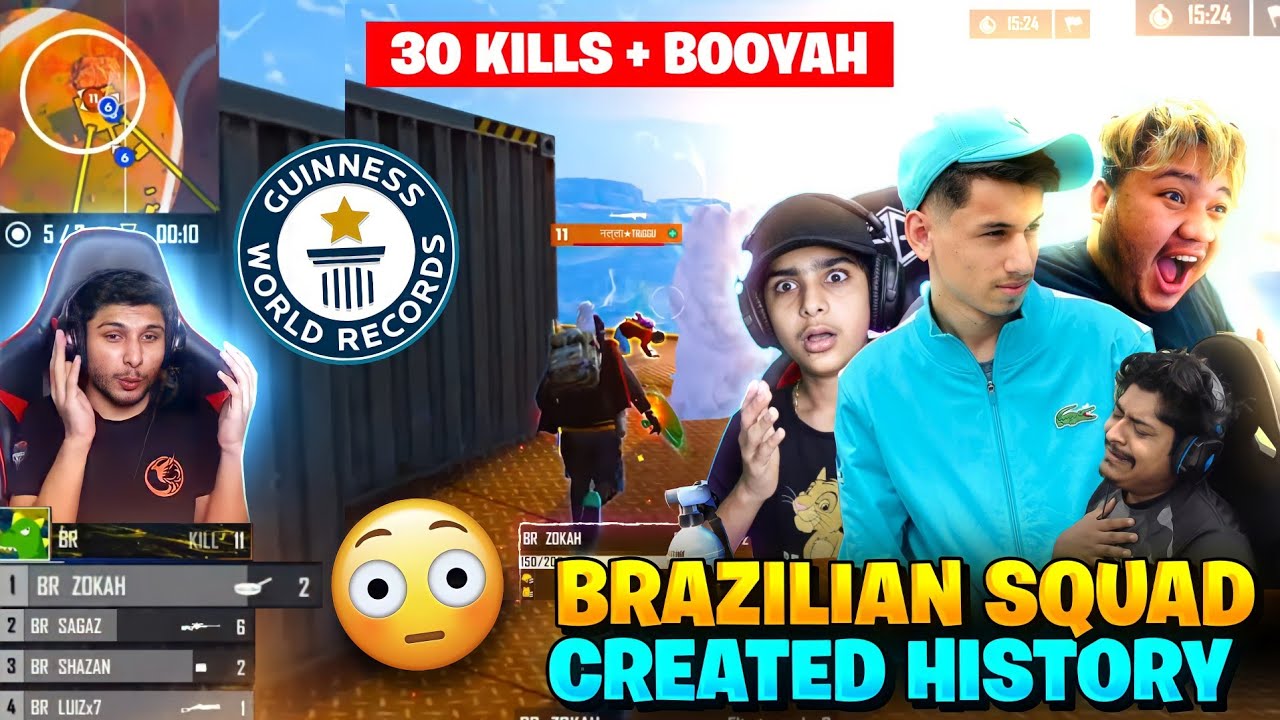 30 Kills Booyah 🔥 | Half Lobby Wipe Out 🫡 | World Record | Nonstop Gaming Tournament Highlights