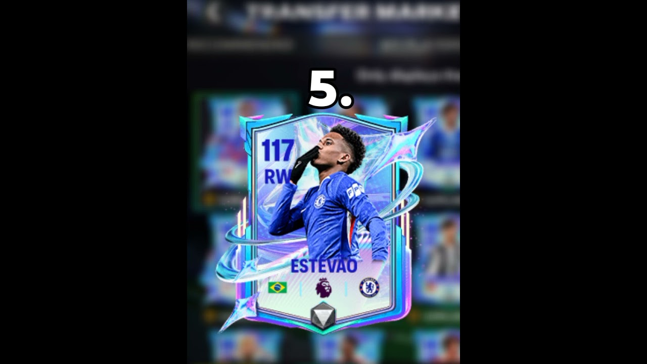 TOP 5 Best FUTURE STARS Cards #eafc25 #fcmobile #football