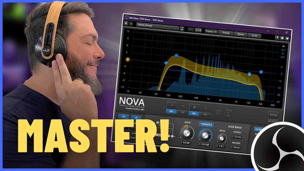 COMO EU REGULO O ÁUDIO DAS LIVES - Passo a passo no OBS Studio deixando o Áudio Masterizado!