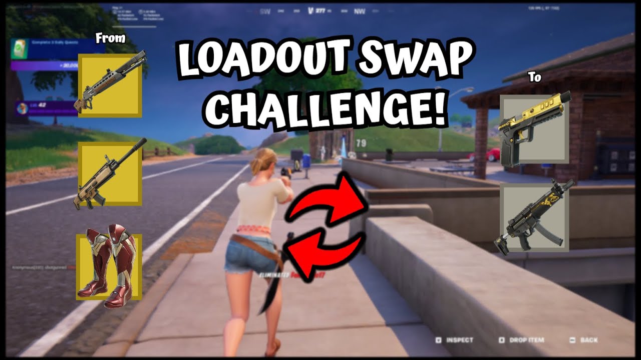 INSANE Fortnite Loadout Swap Challenge!