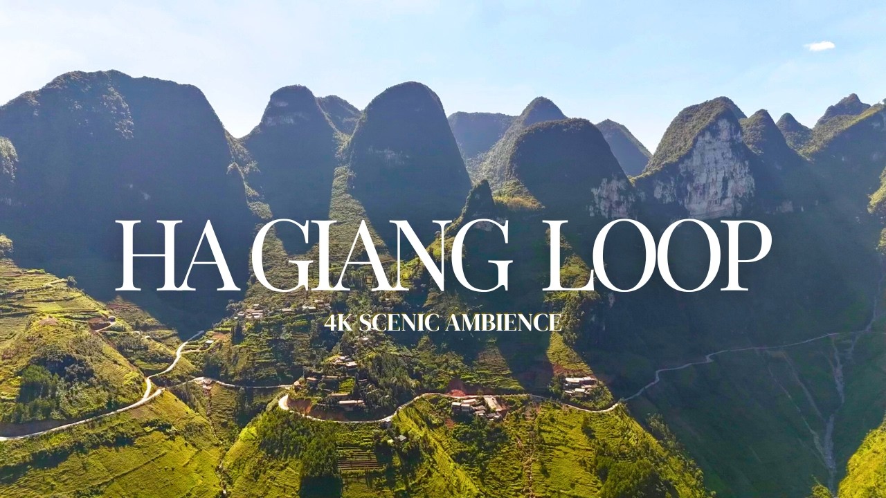 Flying And Biking Over Ha Giang North Vietnam | Koto Chillhop 4k Ambience