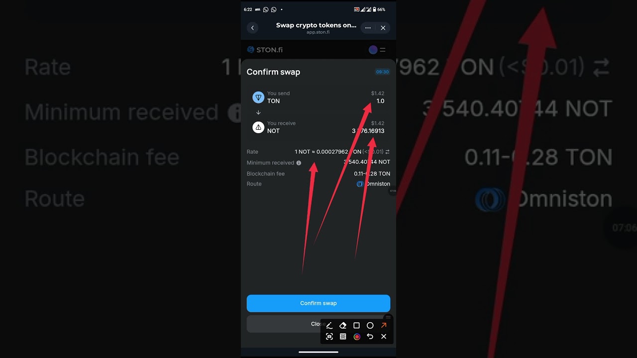 HOW TO SWAP ANY TOKEN AND XSTOCKS USING STONFI DEFI USING TON WEB3 WALLET 