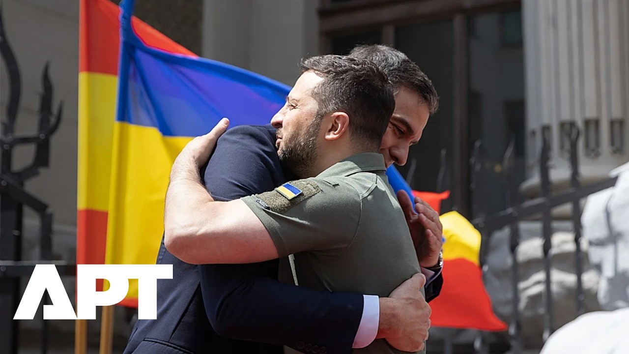 WATCH: Spain&rsquo;s Pedro S&aacute;nchez Greets Ukraine&rsquo;s Zelensky at Moncloa Palace in Madrid | APT