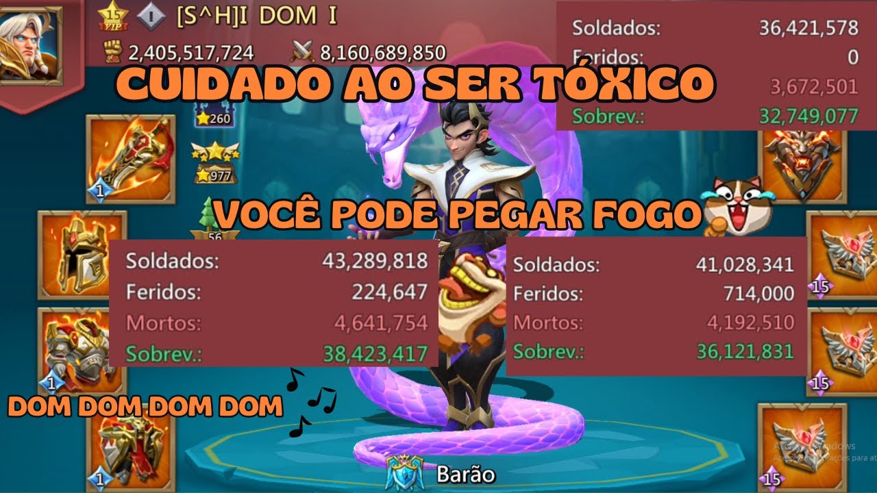 ESCOLHERAM A FAMÍLIA ERRADA PARA SEREM TÓXICOS! Lords Mobile