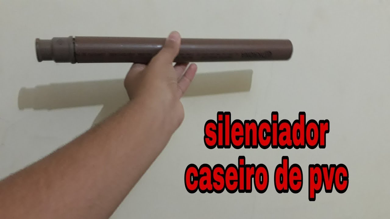 Como fazer um silenciador caseiro para air guns e armas de álcool (TUTURIAL),(PASSO-A-PASSO)