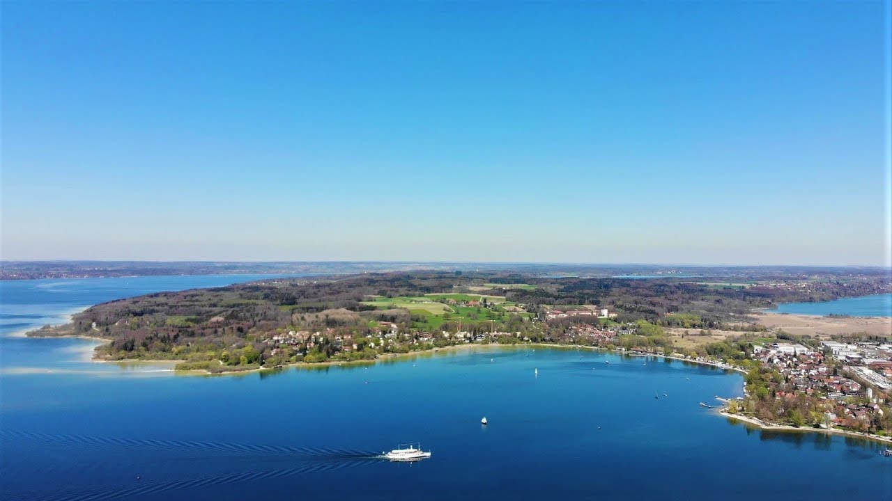 Ammersee im Frühling - incl. Drohnenvideo