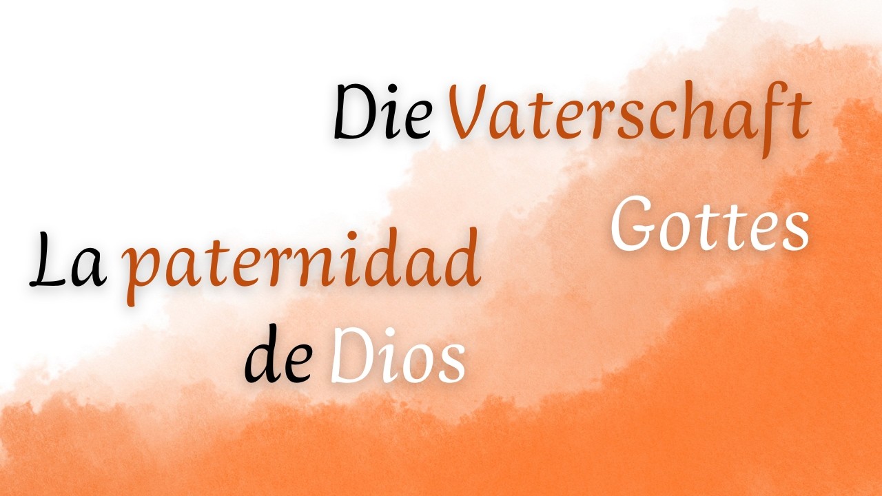 🔴SONNTAG-DOMINGO 1.3.26🔴 ➡️Die Vaterschaft Gottes ➡️La paternidad de Dios
