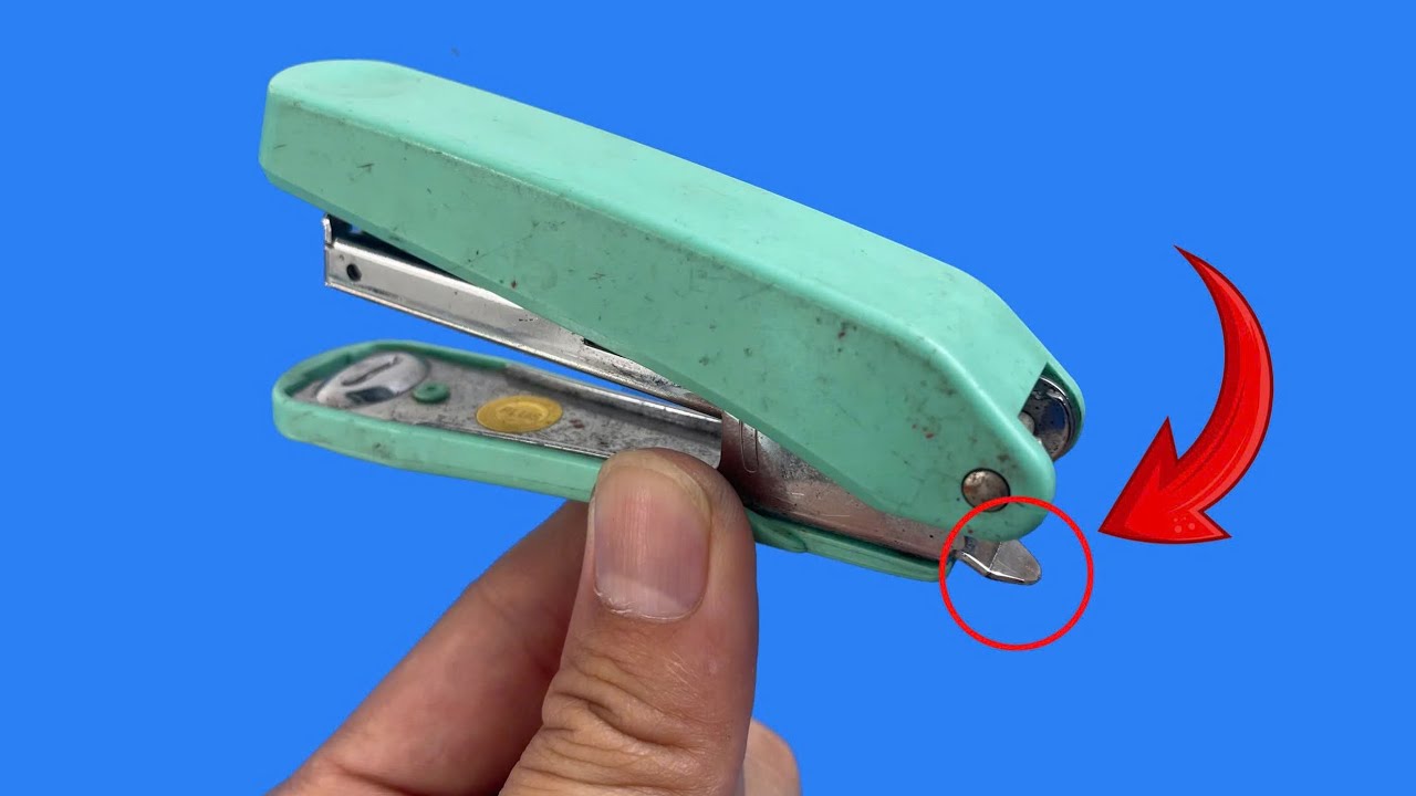 Not many people in the world know this secret of the stapler.
