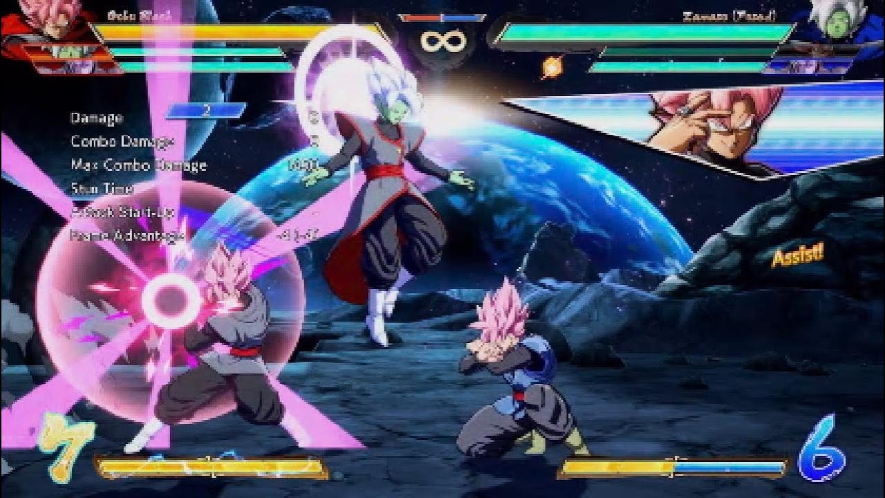 DBFZ - New Zamasu Mix-ups
