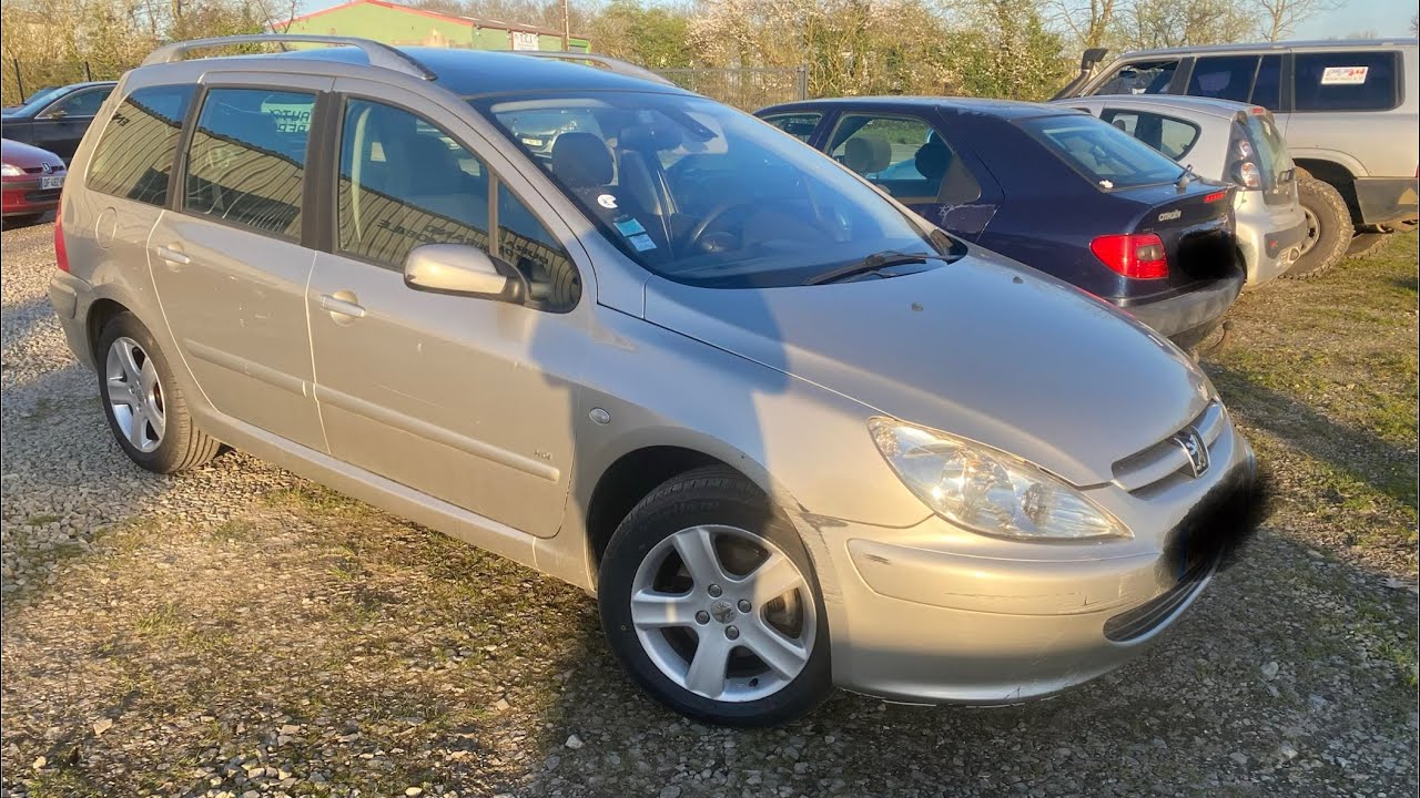 PRÉSENTATION PEUGEOT 307 SW HDI VÉHICULE DE COURTOISIE AU GARAGE DURAND AUTOMOBILES À LOUISFERT (44)