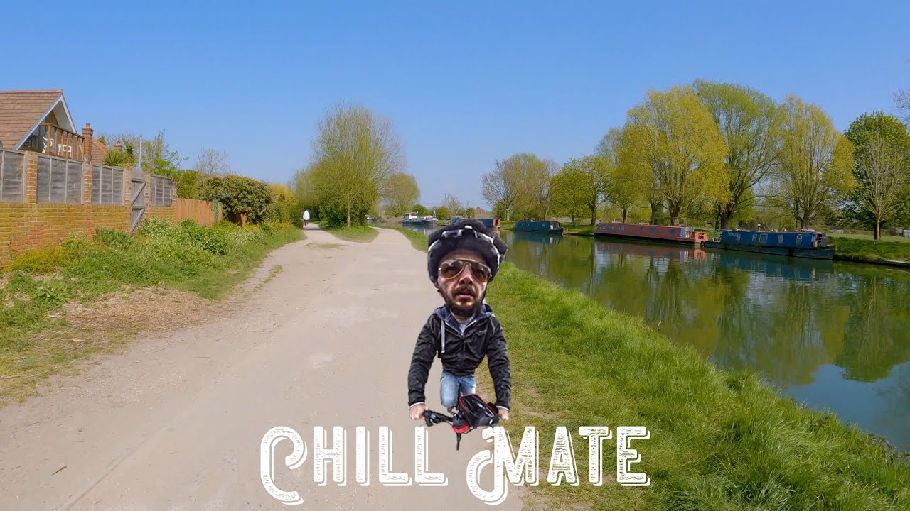 Cambridge UK (4K) - Sunny Scenic Ride Along The River Cam