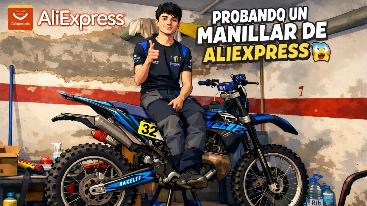 PROBANDO UN MANILLAR DE ALIEXPRESS😱 EN MI CAS GAS EC300🤯
